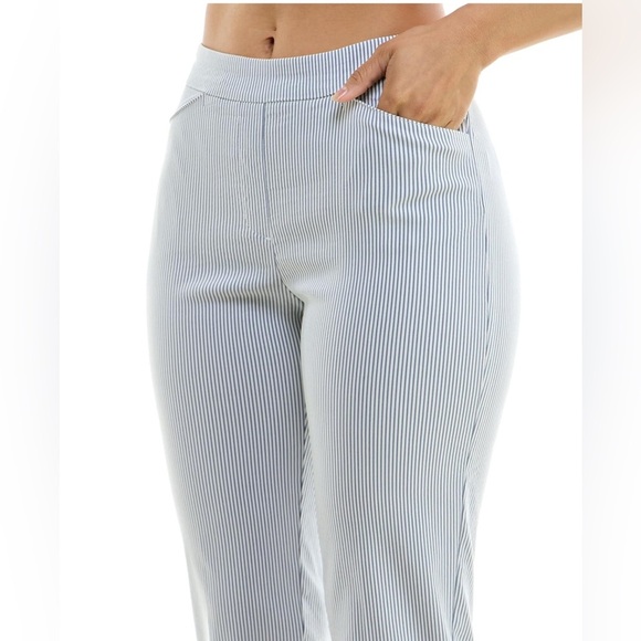 Zac & Rachel Seersucker Ankle Pant(Waist across18” Inseam 27”Rise 11”) - Picture 5 of 11